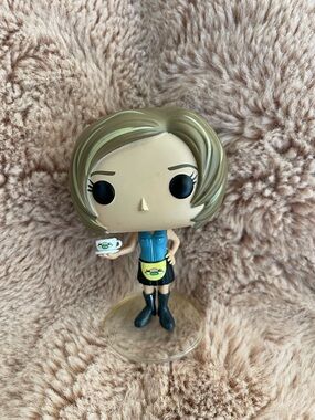 Funko Rachel from Friends with Blue Top and Yellow Apron